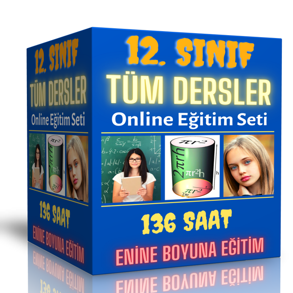 12. Sınıf Tüm Dersler Online Görüntülü Eğitim Seti - Enine Boyuna Eğitim - Enine Boyuna Eğitim - Image 1