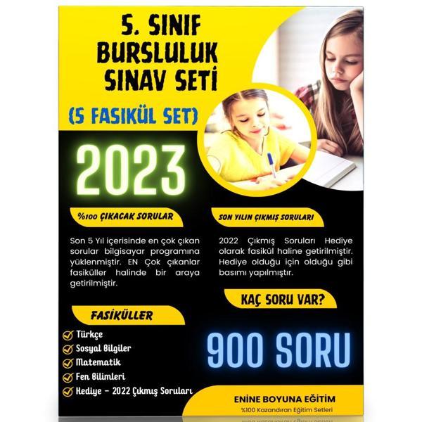 5. Sınıf Bursluluk Sınav Seti (5 Fasikül Kitap) - Enine Boyuna Eğitim - Enine Boyuna Eğitim - Image 1