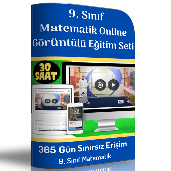 9. Sınıf Matematik Online Görüntülü Eğitim Seti - Enine Boyuna Eğitim - Enine Boyuna Eğitim - Image 1