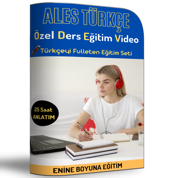 Ales Türkçe Özel Ders Eğitim Video Seti - Enine Boyuna Eğitim - Enine Boyuna Eğitim - Image 1