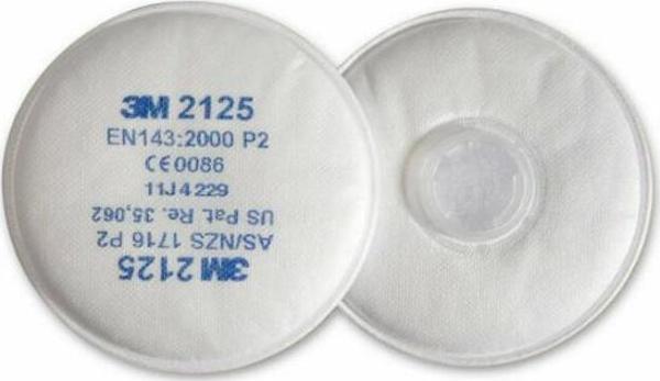 3M 2125 Ffp2 Toz, Sis, Duman Filtresi (1 Takım) Orjinal Ürün Uzun Süreli Koruma - Image 1