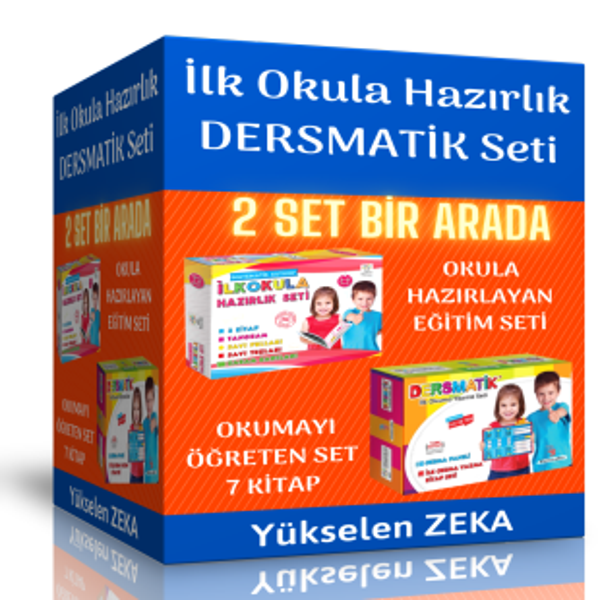 İlk Okula Hazırlık Dersmatik Seti (2 Süper Set) - Enine Boyuna Eğitim - Enine Boyuna Eğitim - Image 1