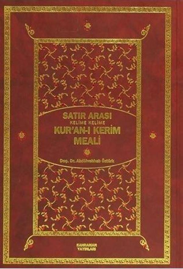 Satır Arası Kelime Kelime Kur’an-ı Kerim Meali (2 Cilt Bir Arada - Orta Boy) - Kahraman Yayınları - Image 1