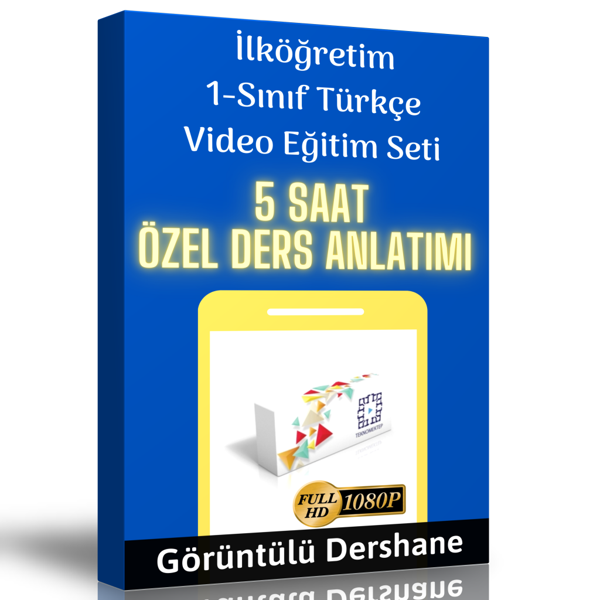 İlköğretim 1.Sınıf Türkçe Görüntülü Eğitim Seti - Enine Boyuna Eğitim - Enine Boyuna Eğitim - Image 1