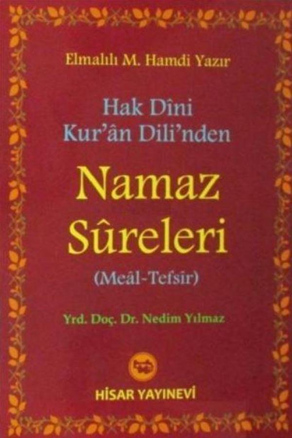 Hak Dini Kur'an Dili'nden Namaz Sureleri (Meal - Tefsir) - Hisar Yayınevi - Image 1