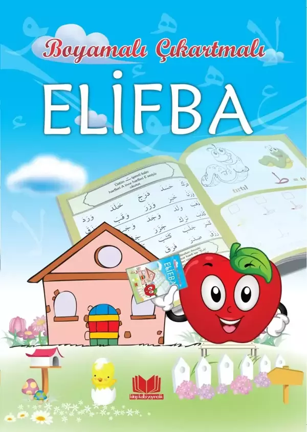Boyamalı Çıkartmalı Elifba - Kitap Kalbi Yayıncılık - Image 1