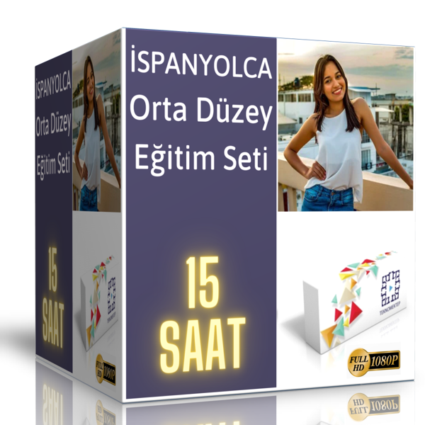 İspanyolca Orta Düzey Görüntülü Eğitim Seti - Enine Boyuna Eğitim - Enine Boyuna Eğitim - Image 1