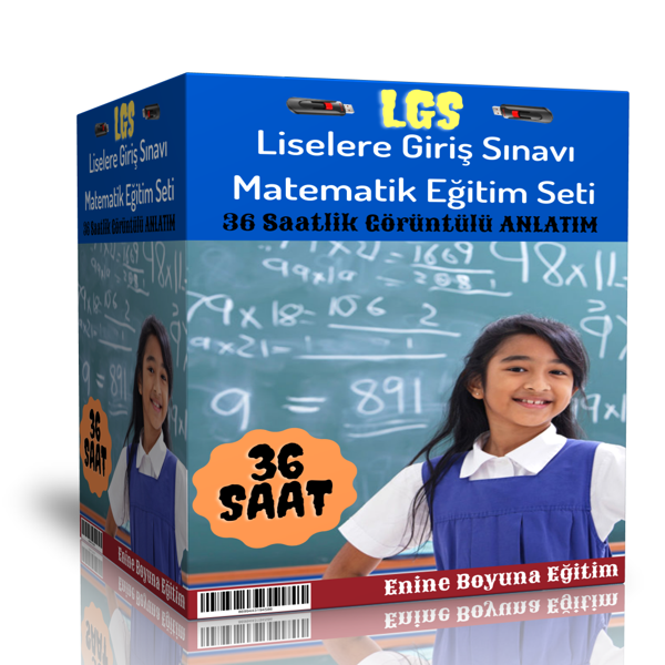 Lgs Görüntülü Matematik Eğitim Seti (36 Saatlik Özel Anlatım) - Enine Boyuna Eğitim - Enine Boyuna Eğitim - Image 1