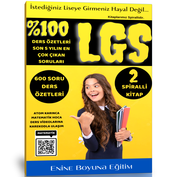 Lgs Hazırlık Seti (2 Spiralli Kitap) - Enine Boyuna Eğitim - Enine Boyuna Eğitim - Image 1