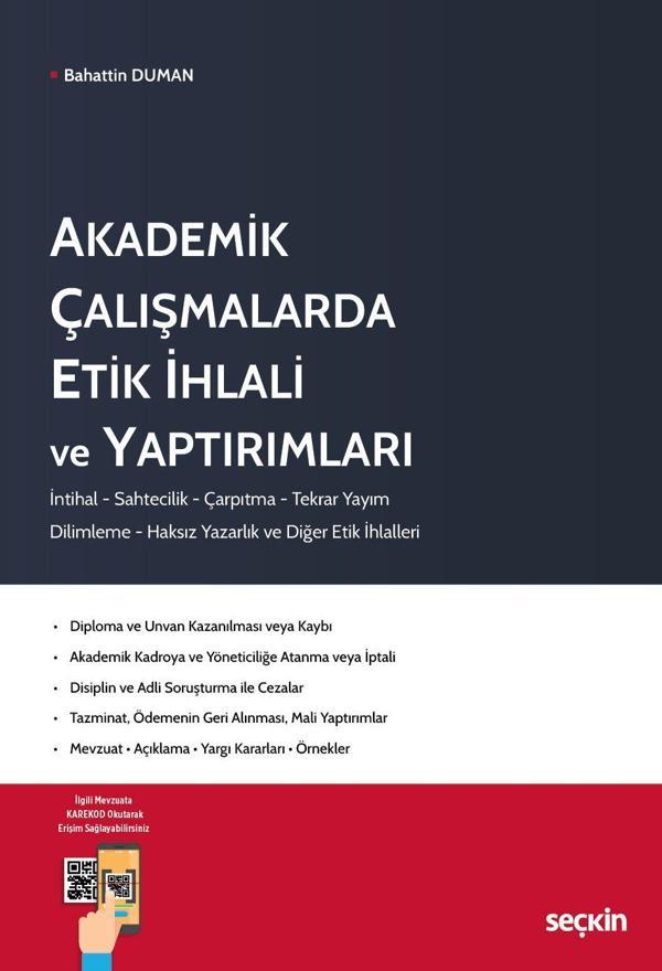 Akademik Çalışmalarda Etik İhlali ve Yaptırımları - Seçkin Yayıncılık - Image 1