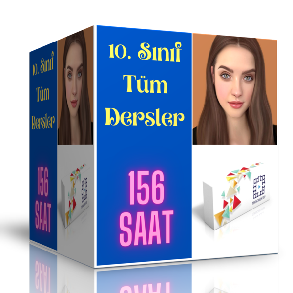 Lise 10.Sınıf Tüm Dersler Görüntülü Eğitim Seti - Enine Boyuna Eğitim - Enine Boyuna Eğitim - Image 1