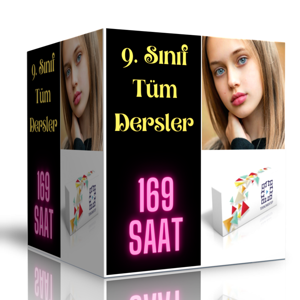 Lise 9.Sınıf Tüm Dersler Görüntülü Eğitim Seti - Enine Boyuna Eğitim - Enine Boyuna Eğitim - Image 1