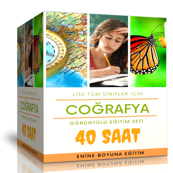 Lise Tüm Sınıflar İçin Coğrafya Görüntülü Eğitim Seti - Enine Boyuna Eğitim - Enine Boyuna Eğitim - Image 1