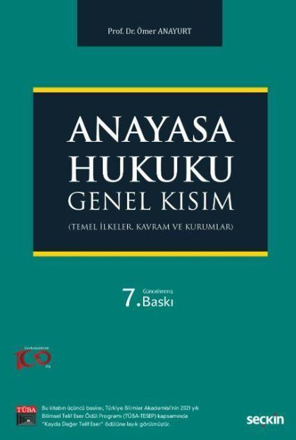 Anayasa Hukuku: Genel Kısım - Seçkin Yayıncılık - Image 1