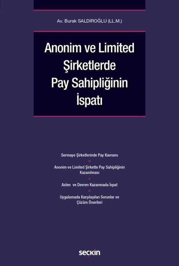 Anonim ve Limited Şirketlerde Pay Sahipliğinin İspatı - Seçkin Yayıncılık - Image 1