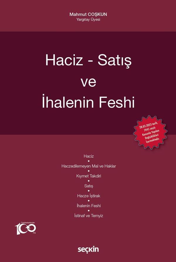 Haciz - Satış ve İhalenin Feshi - Seçkin Yayıncılık - Image 1