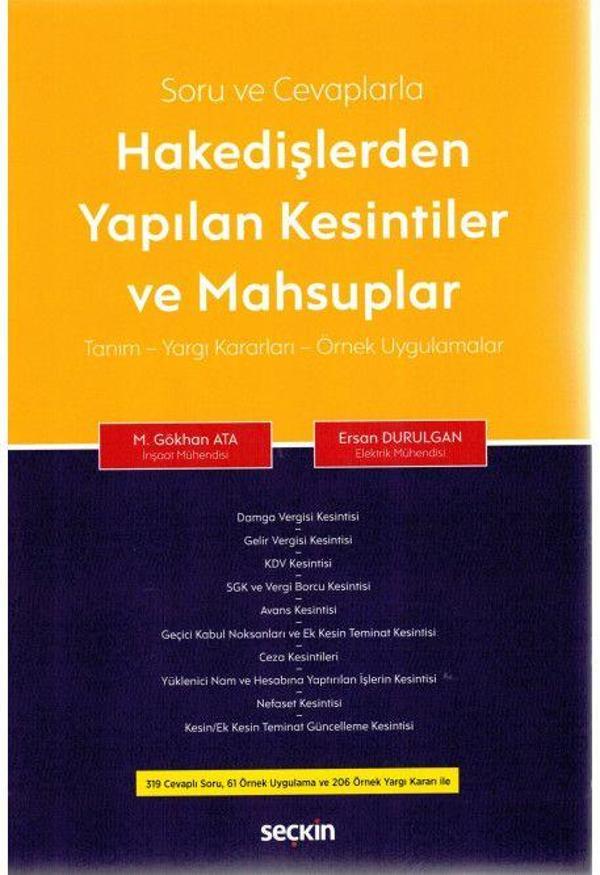 Hakedişlerden Yapılan Kesintiler ve Mahsuplar - Seçkin Yayıncılık - Image 1