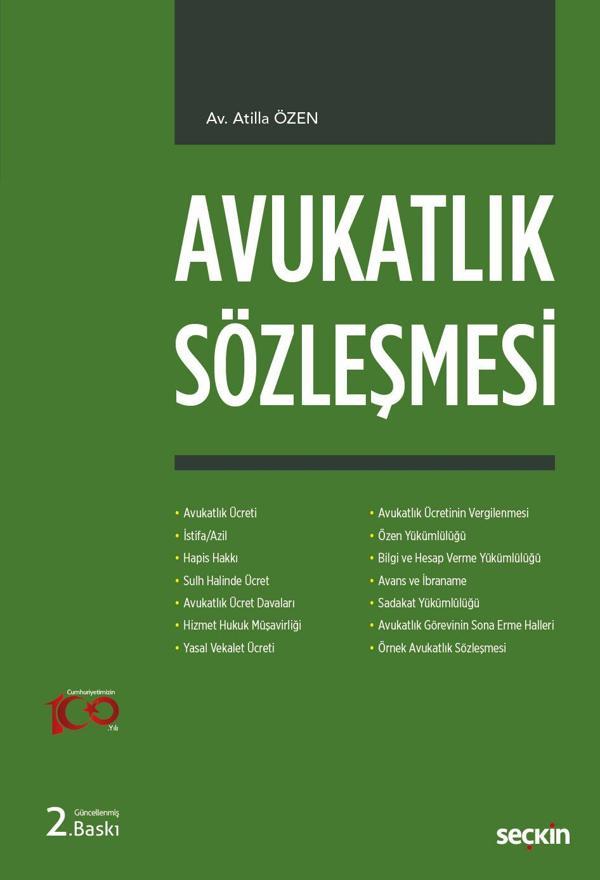 Avukatlık Sözleşmesi - Seçkin Yayıncılık - Image 1