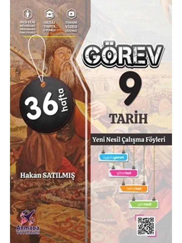 Armada 9.Sınıf Görev Tarih Yeni Nesil Çalışma Föyleri (36 Hafta) - Armada Yayınları - Armada Yayınları - Image 1