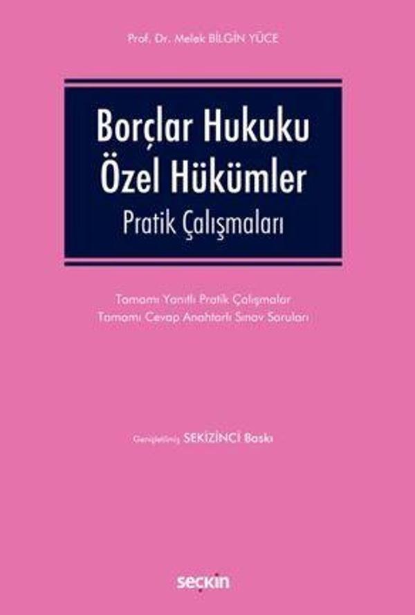 Borçlar Hukuku Özel Hükümler Pratik Çalışmaları - Seçkin Yayıncılık - Image 1