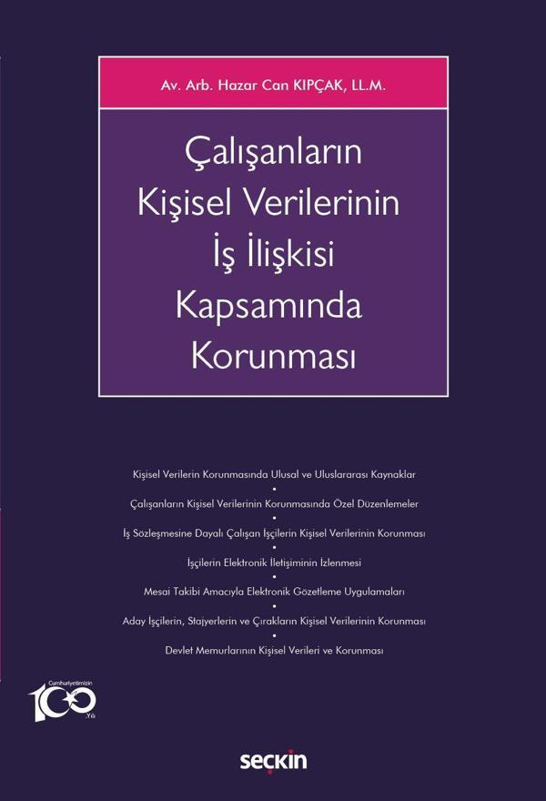 Çalışanların Kişisel Verilerinin İş İlişkisi Kapsamında Korunması - Seçkin Yayıncılık - Image 1