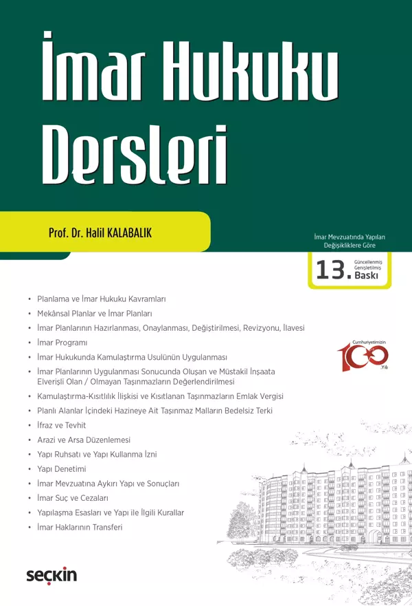 İmar Hukuku Dersleri - Seçkin Yayıncılık - Image 1