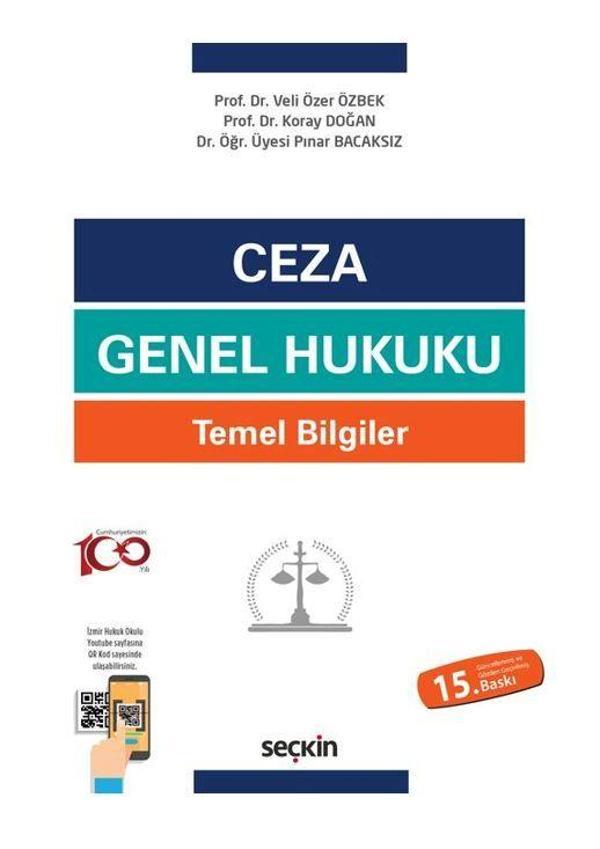 Ceza Genel Hukuku Temel Bilgiler - Seçkin Yayıncılık - Image 1