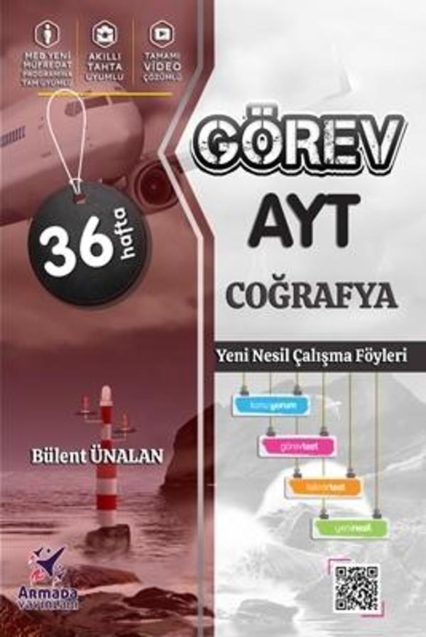 Armada Görev Yks Ayt Coğrafya Yeni Nesil Çalışma Föyleri (36 Hafta) - Armada Yayınları - Armada Yayınları - Image 1