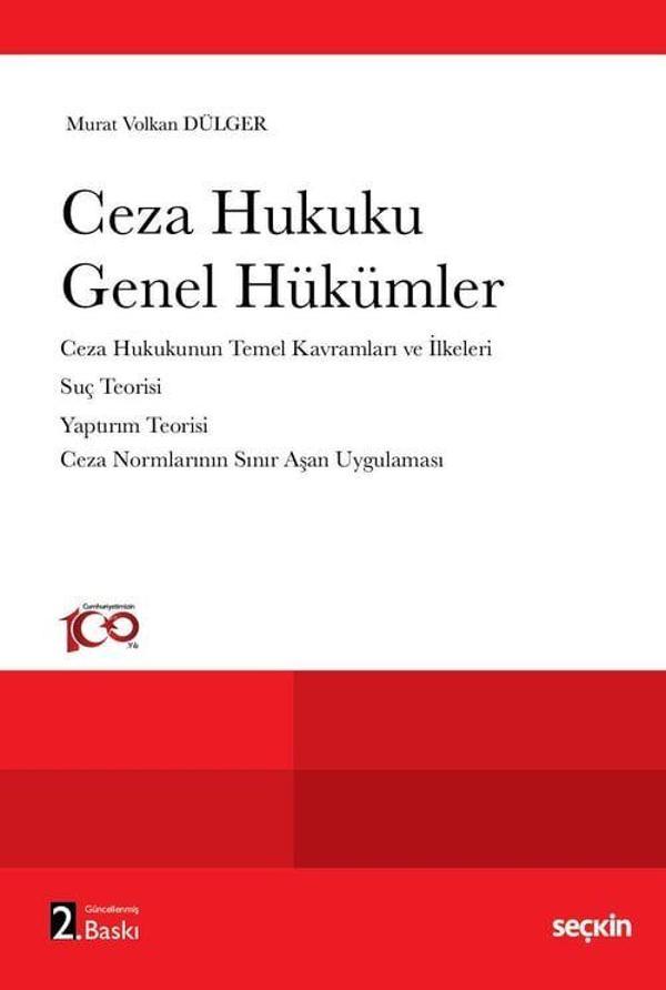 Ceza Hukuku Genel Hükümler - Seçkin Yayıncılık - Image 1