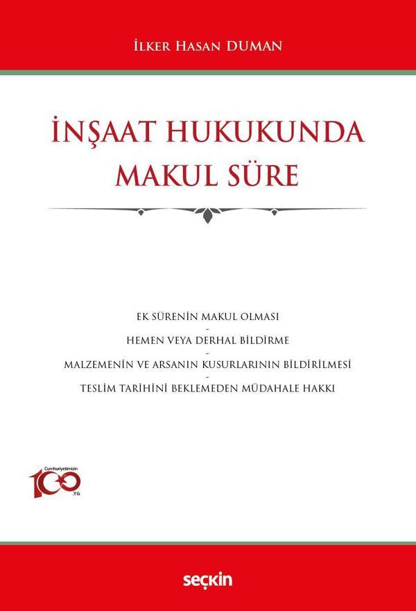 İnşaat Hukukunda Makul Süre - Seçkin Yayıncılık - Image 1