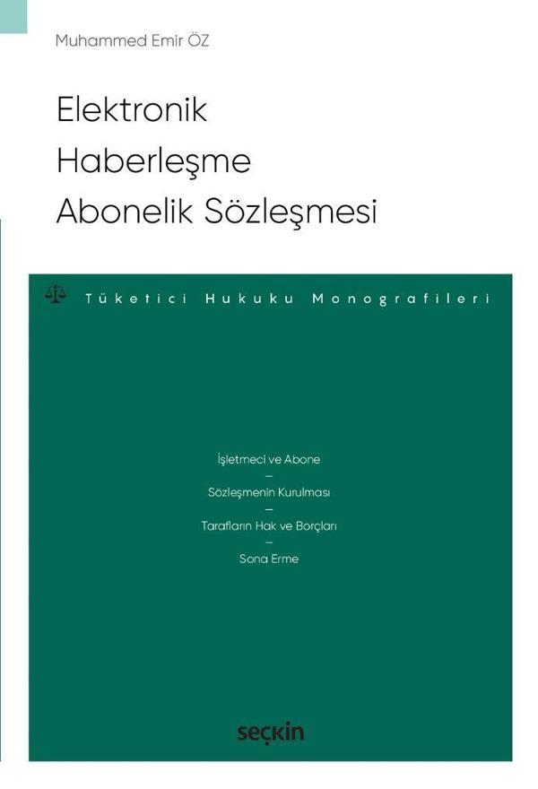 Elektronik Haberleşme Abonelik Sözleşmesi - Seçkin Yayıncılık - Image 1