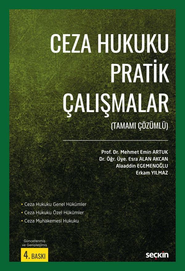 Ceza Hukuku Pratik Çalışmalar - Seçkin Yayıncılık - Image 1