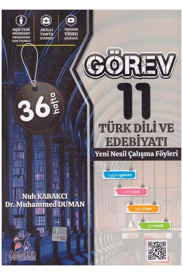 Nitelik 11.Sınıf Görev Türk Dili Ve Edebiyatı Çalışma Föyleri - Armada Yayınları - Armada Yayınları - Image 1