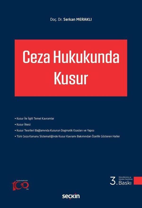 Ceza Hukukunda Kusur - Seçkin Yayıncılık - Image 1