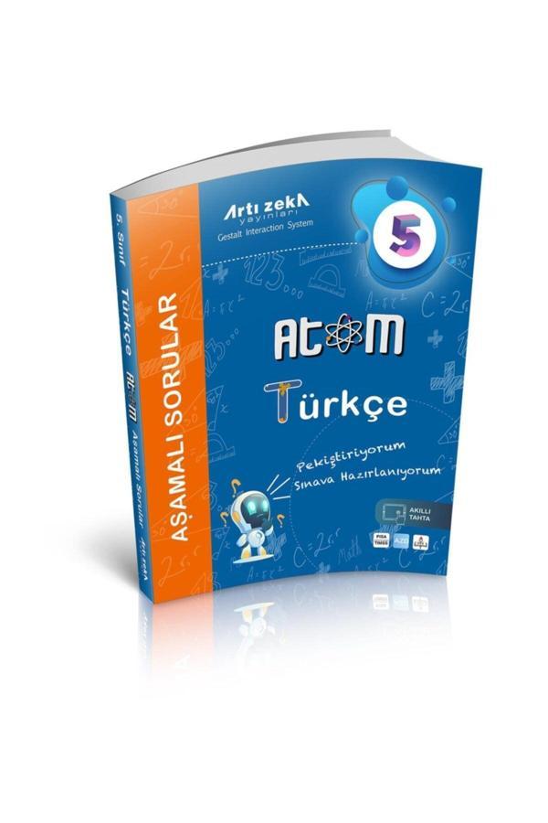 Artı Zeka 5. Sınıf Atom Beceri Temelli Türkçe Aşamalı Soru Bankası - Artı Zeka Yayınları - Artı Zeka Yayınları - Image 1