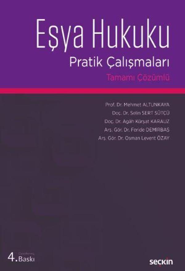 Eşya Hukuku Pratik Çalışmaları - Seçkin Yayıncılık - Image 1