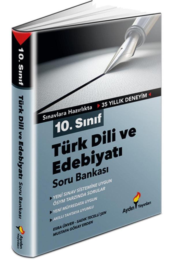 Aydın 10.Sınıf Türk Dili Ve Edebiyatı Soru Bankası - Aydın Yayınları - Aydın Yayınları - Image 1