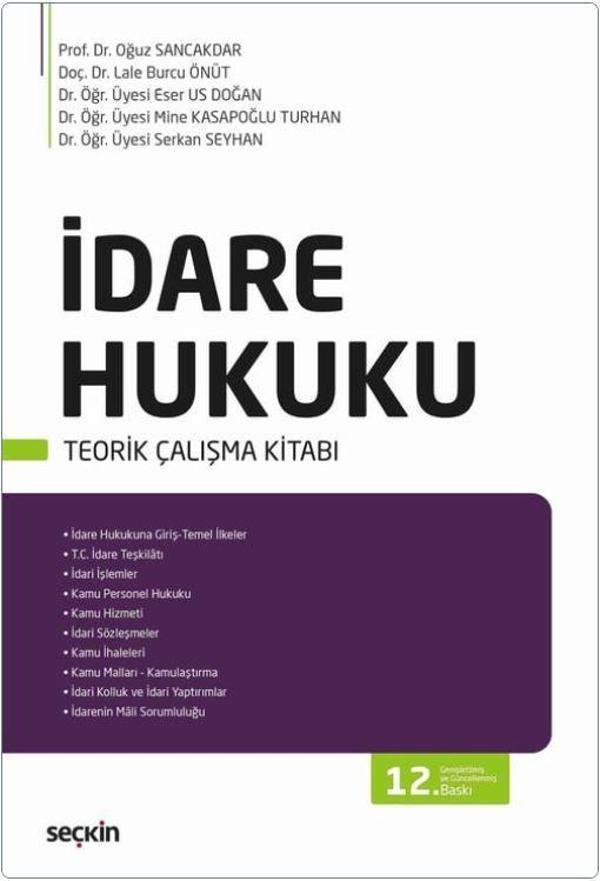 İdare Hukuku Teorik Çalışma Kitabı - Seçkin Yayıncılık - Image 1