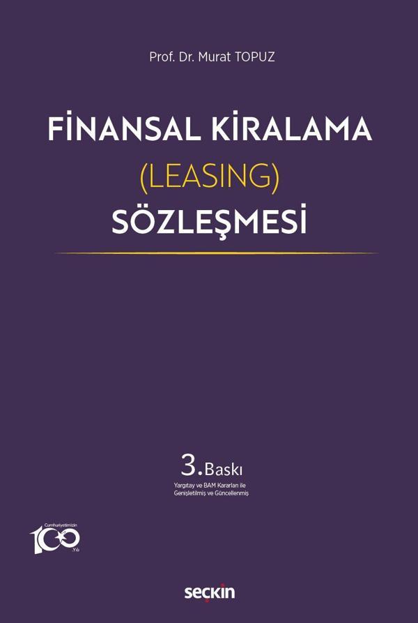 Finansal Kiralama (Leasing) Sözleşmesi - Seçkin Yayıncılık - Image 1
