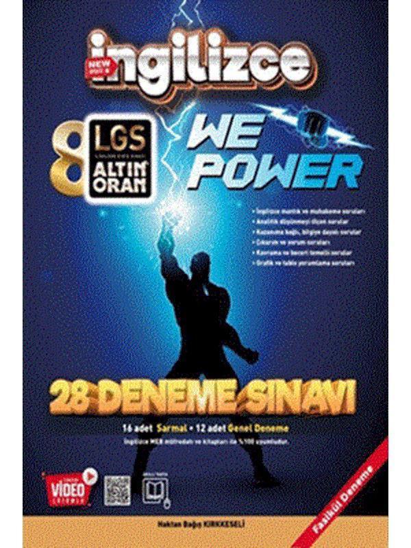 Altın Oran 8.Sınıf İngilizce We Power 28 Deneme Sınavı Tamamı Video Çözümlü - Borealis Yayıncılık - Borealis Yayınları - Image 1