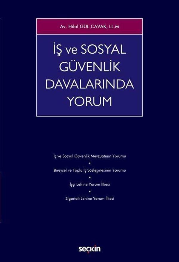 İş ve Sosyal Güvenlik Davalarında Yorum - Seçkin Yayıncılık - Image 1
