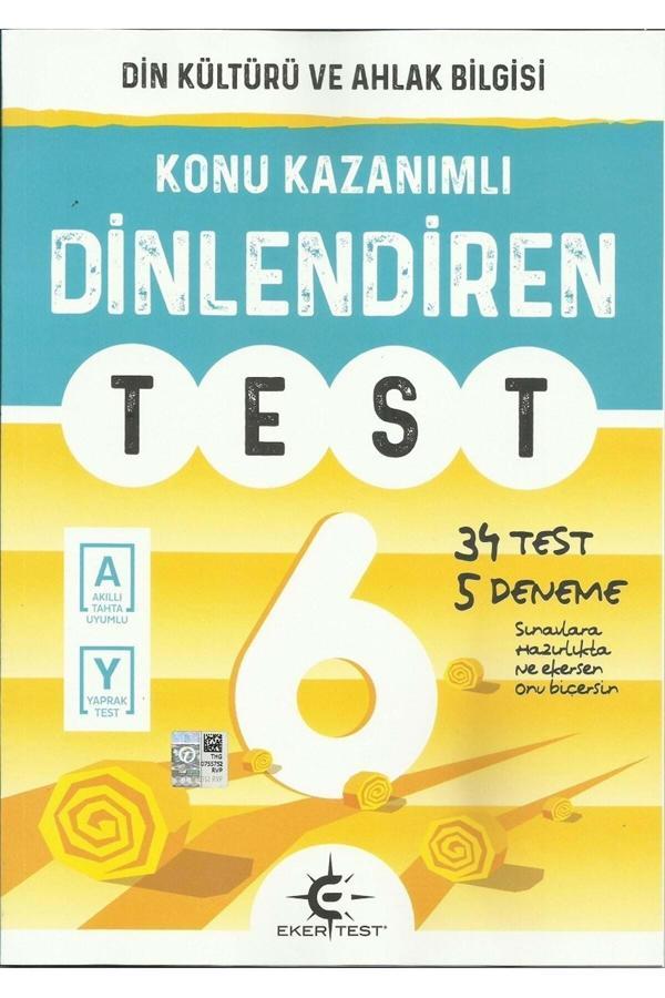 Eker 6.Sınıf Dinlendiren Test ( Din Kül.) - Eker Test Yayınları - Eker Test Yayınları - Image 1