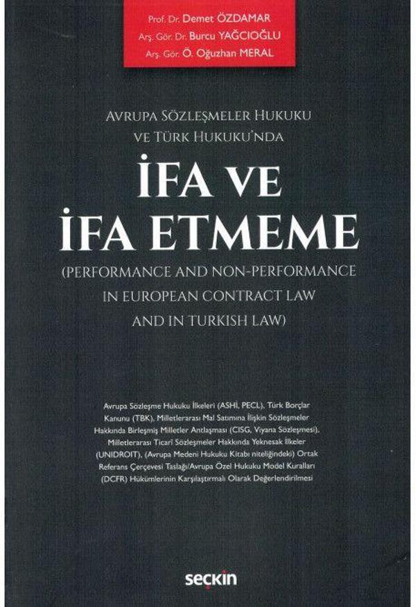 İfa ve İfa Etmeme - Seçkin Yayıncılık - Image 1