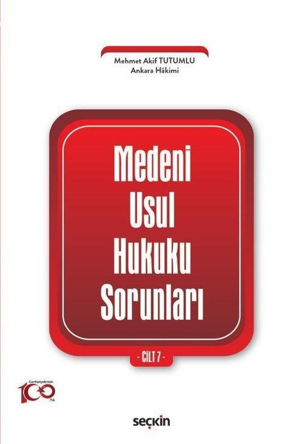 Medeni Usul Hukuku Sorunları Cilt: 7 - Seçkin Yayıncılık - Image 1