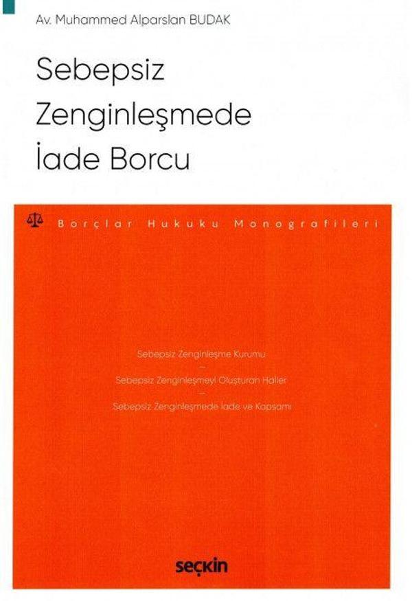 Sebepsiz Zenginleşmede İade Borcu - Seçkin Yayıncılık - Image 1