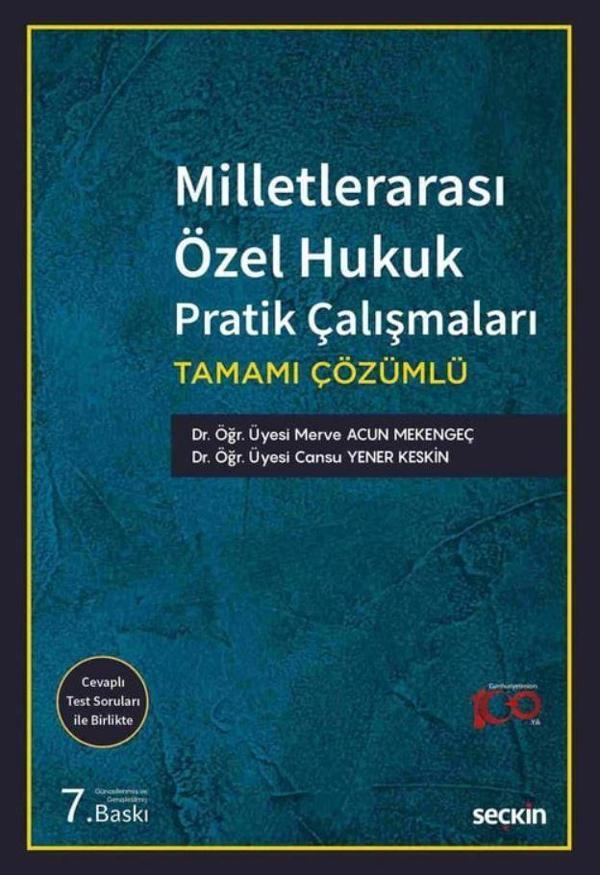 Milletlerarası Özel Hukuk Pratik Çalışmaları - Seçkin Yayıncılık - Image 1