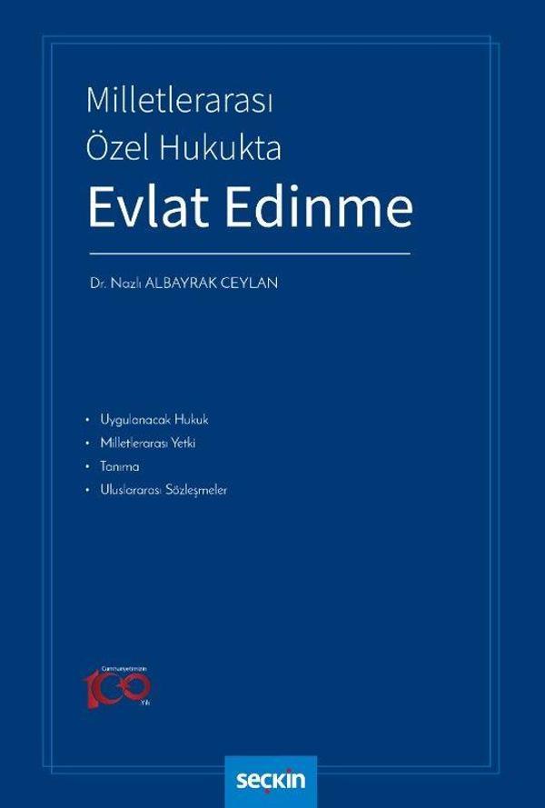 Milletlerarası Özel Hukukta Evlat Edinme - Seçkin Yayıncılık - Image 1