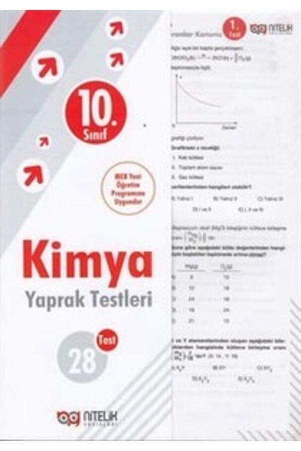 Nitelik 10.Sınıf Kimya Yaprak Test -  - Nitelik Yayınları - Image 1