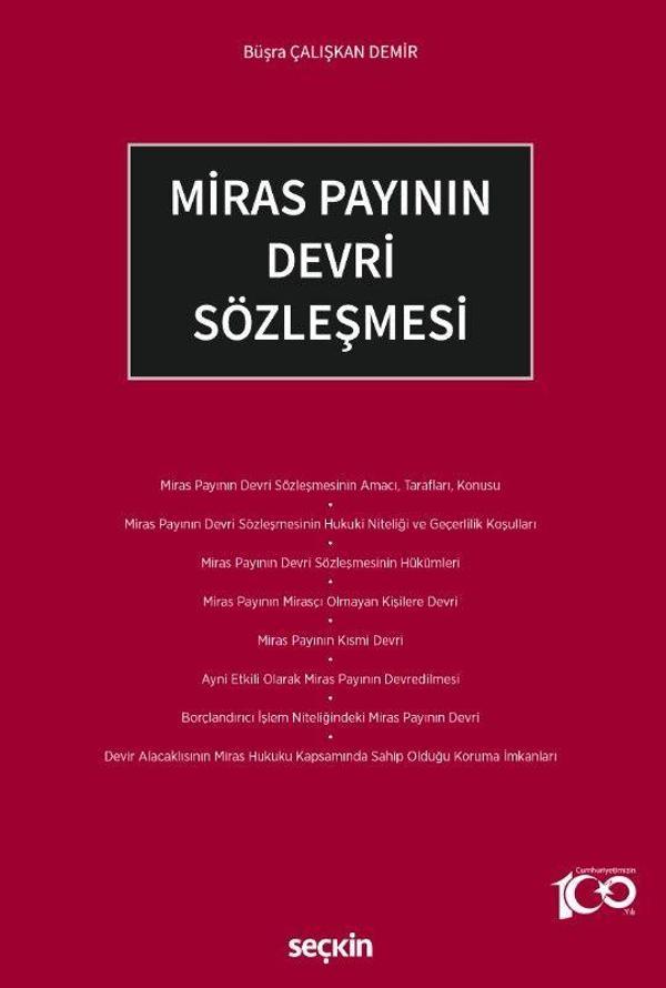 Miras Payının Devri Sözleşmesi - Seçkin Yayıncılık - Image 1