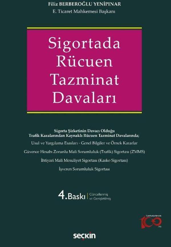 Sigortada Rücuen Tazminat Davaları - Seçkin Yayıncılık - Image 1